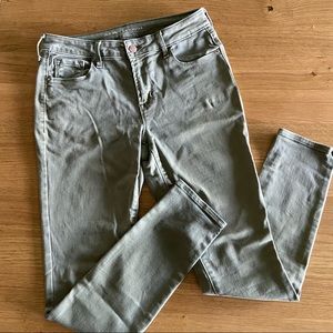 Old Navy Olive Green Skinny Jeans 8